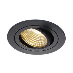 Луна SLV NEW TRIA LED 8W 2700K черна за вграждане