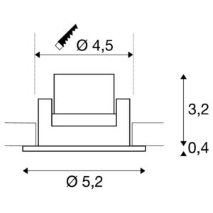 Луна SLV NEW TRIA MINI 14W LED, 3000K, черна, кръгла - Image 3