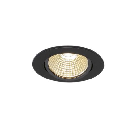 Луна SLV NEW TRIA 68, LED, 9W, 3000K, черна, кръгла