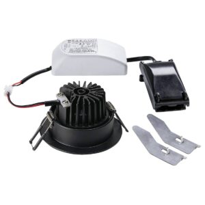 Луна SLV NEW TRIA 68, LED, 9W, 3000K, черна, кръгла - Image 2
