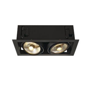 Луна SLV KADUX 2 ES111, 7.5W, GU10, черен мат - Снимка 1