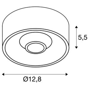Плафон SLV OCCULDAS 13 LED 16W 3000K бял - Image 3