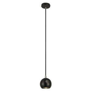 Пендел SLV Light Eye Ball, GU10, 5W, черен/хром