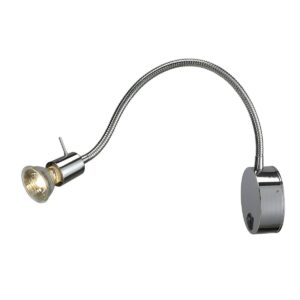 Стенна лампа SLV DIO FLEX PLATE, GU10, 50W, хром - Снимка 1