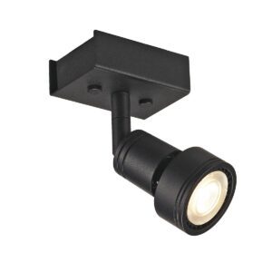 Плафониера SLV PURI, черен, GU10, 50W - Снимка 2