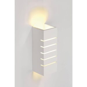 Аплик SLV WANDLEUCHTE GL 100, 40W, E14, бял гипс - Снимка 1
