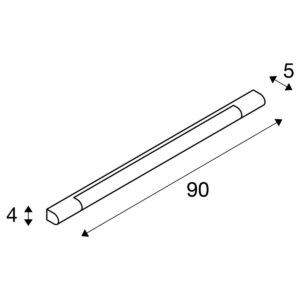 Аплик LED SLV TRUKKO 12W 90см 3000K IP44 - Снимка 3