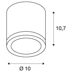 Плафониера SLV ENOLA_C LED, 9W, 3000K, IP20, кръгла, бяла - Image 2