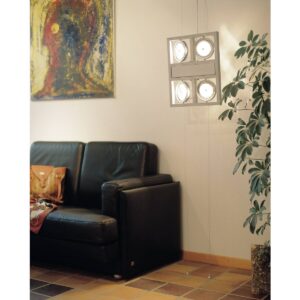 Пендел SLV Aixlight Square 4x50W G53 алуминий - Снимка 4