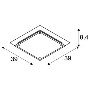 Плафон SLV GLASSA E27, 2x60W, IP20 - Image 3