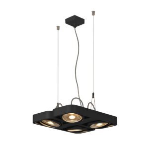 Пендел SLV AIXLIGHT R2, 4x75W, GU10, черен