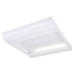 Плафон SLV с 2x55W, 2G11, бял, IP20