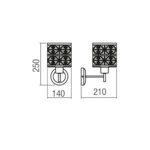 Аплик Smarter 01-1170 Vanilla E27 42W черен - Image 3