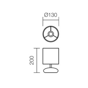 Лампа Smarter 01-855 E14 28W червена керамика - Image 2