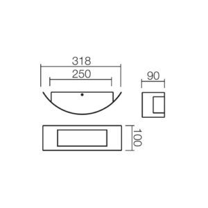 Аплик Smarter E27 15W, димируем, монтаж на стена - Image 2