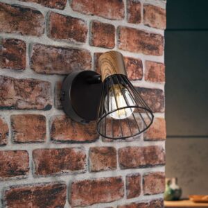 Аплик Brilliant MANAMA с ключ, E14, 18W, тъмно дърво - Image 3