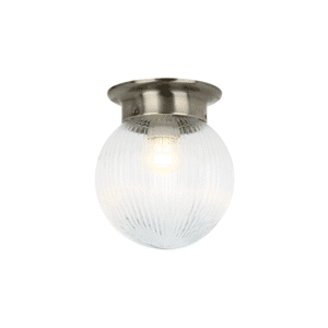 Плафон ACA LIGHTING SU0607CB E27 60W бронз/стъкло - Снимка 1