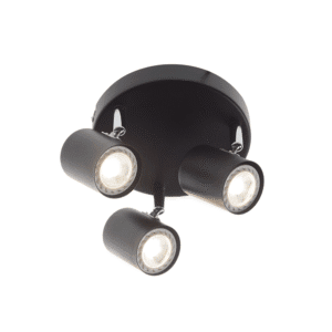 Спот ACA LIGHTING SUH1893PB, 3x50W, GU10, черен
