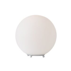 Настолна лампа ACA Lighting 40W E27 бяло стъкло