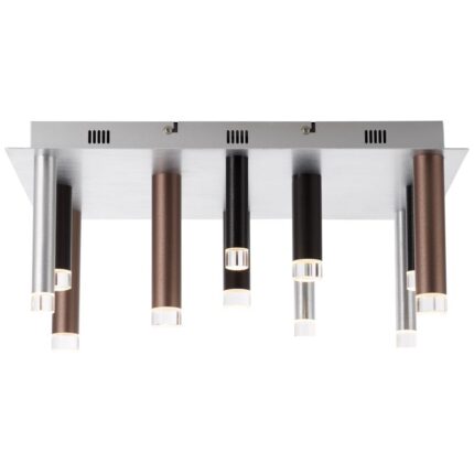 Плафон Brilliant Cembalo LED 48W, 12 светлини, топла светлина