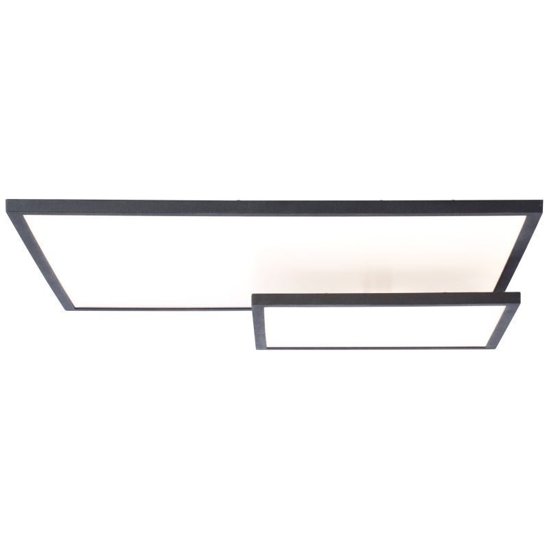 sys05n01262170618808 Плафон Brilliant BILITY LED 36W 3000K димируем черен/бял - Image 1