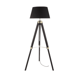 Лампион E27 60W ACA Lighting TF17701FBBB Mousse черен/месинг