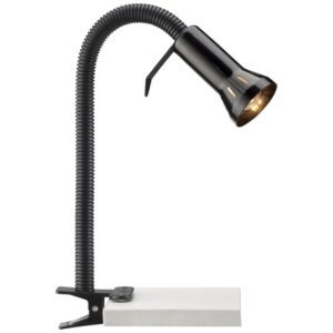 Настолна лампа Brilliant FLEX с щипка, 1x40W, E14, черна