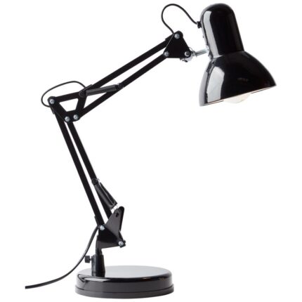 Настолна лампа Brilliant Henry, 1x28W, E27, черна