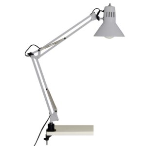 Настолна лампа Brilliant HOBBY с щипка, 40W, E27, титан