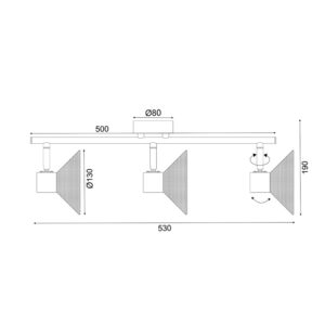Спот ACA LIGHTING TNK2833SB PALOMA - Image 2