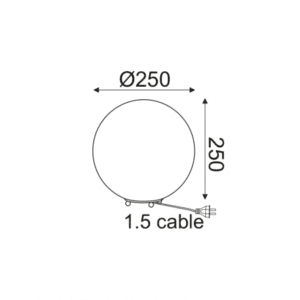 Настолна лампа ACA Lighting 40W E27 бяло стъкло - Image 2