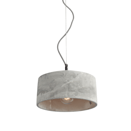 Пендел ACA LIGHTING ELVIS E27 40W сив цимент