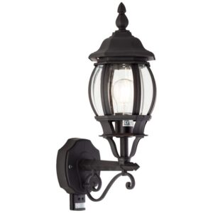 Външна лампа Brilliant Istria с датчик, E27, 60W, IP44