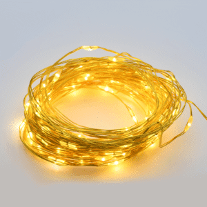 Гирлянд светодиоден ACA Lighting 18W 3000K златист 10м