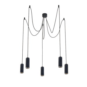 Пендел ACA LIGHTING YL10P518BK, 5x35W, GU10, черен