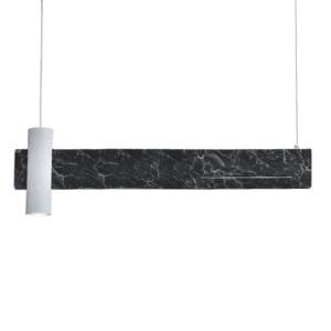 Пендел LED ACA LIGHTING DCR21LEDP90B, GU10, 18W, черен мрамор - Снимка 1