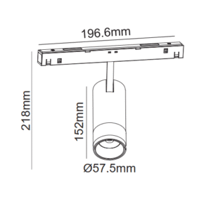 Прожектор за магнитна шина 20W 4000K ACA Lighting EDNA2040B - Image 4