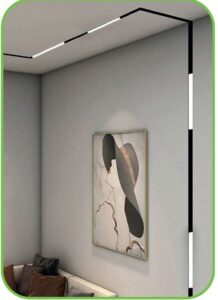 Линеен LED осветител ACA Lighting LUCCA2030B 20W 48V 3000K за магнитна шина - Image 2