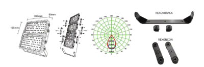 Прожектор LED ACA Lighting REXON20050 200W 5000K IP66 - Image 7
