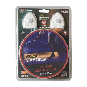 LED лента за легло ACA LIGHTING SLIPO3 2x5.8W 3000K с датчици - Image 2