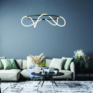Пендел LED ACA Lighting ZM36LEDP80BK 60W черен 3000K - Снимка 2