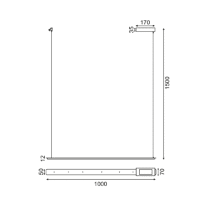 Пендел LED ACA LIGHTING ZM58LEDP100AB 20W 1600lm топла светлина - Снимка 3