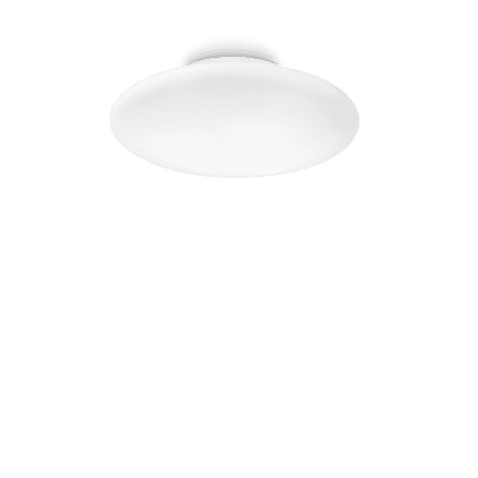 Плафон SMARTIES PL2 E27 2x42W, бял, стъкло