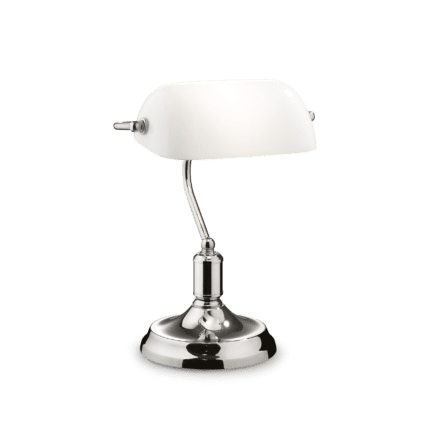 Настолна лампа LAWYER TL1 CROMO E27 1x60W хром - Снимка 1