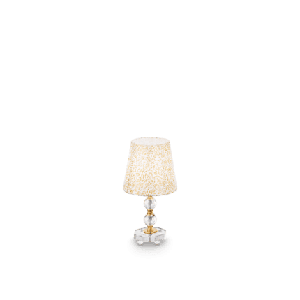 Настолна лампа QUEEN TL1, E27, 1x60W, златист цвят - Снимка 1