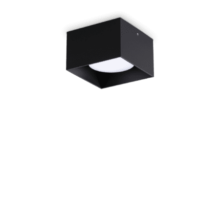 Плафон SPIKE PL1 Square черен GX53 15W димируем