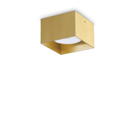 Плафон SPIKE PL1 SQUARE GX53 15W месинг