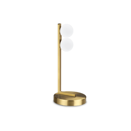 Настолна лампа Ping Pong TL2 месинг 2x6W - Снимка 1