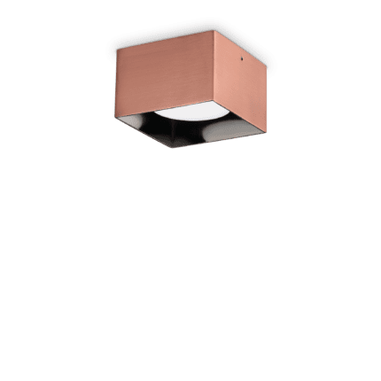 Плафон SPIKE PL1 Square Rame, GX53, 1x15W, мед