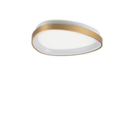 Плафон GEMINI PL D042 24W 2700K месинг